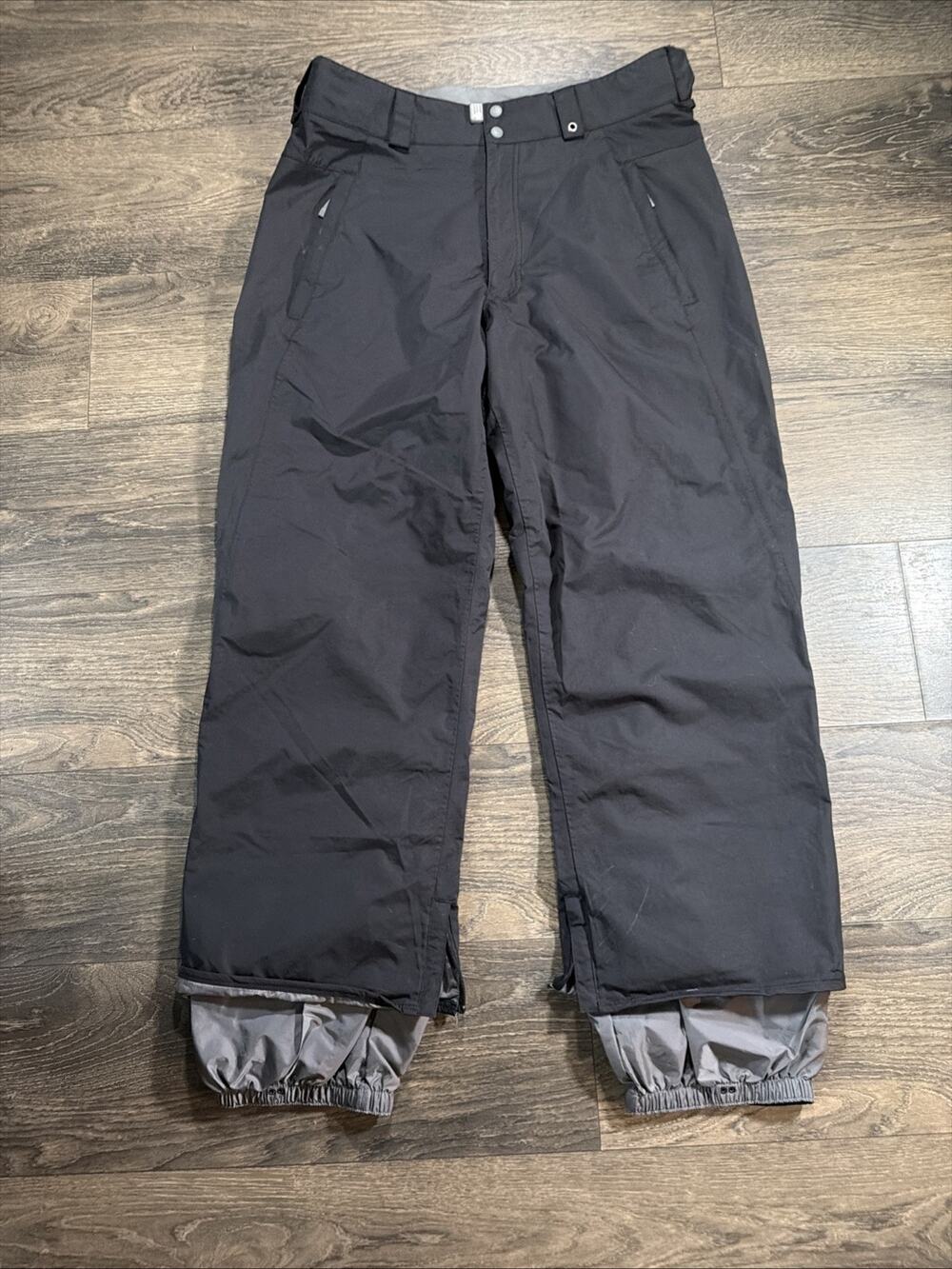 Y2K Burton X-Large Sz L Black Snowboard Pants Lined Ski Snow Winter Logo Outdoor